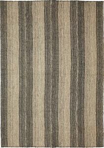Tappeto Kilim Persia Astratto Crema Grigio 203x290 Cm