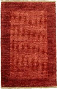 Tappeto Shayan Pakistan Geometrico Rosso Mattone Arancio 58x92 Cm