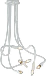 Plafoniera lover bianca 6xe14 150x120cm