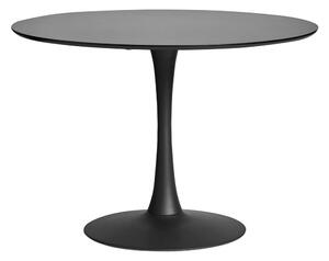Tavolo da pranzo rotondo nero , ⌀ 110 cm Oda - Marckeric