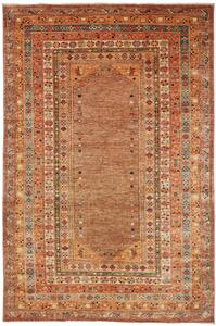 Tappeto Kazak Fine Pakistan Astratto Terracotta Blu 158x240 Cm
