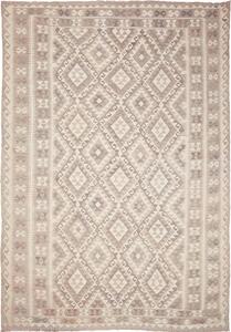 Tappeto Kilim Afghanistan Geometrico Beige Crema 209x297 Cm