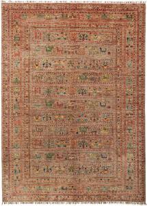 Tappeto Rubin Pakistan Astratto Marrone Multicolore 173x236 Cm