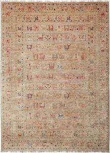 Tappeto Rubin Pakistan Astratto Beige Multicolore Tenue 204x277 Cm