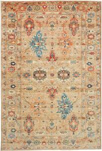 Tappeto Kazak Fine Pakistan Geometrico Sabbia Multicolore 200x298 Cm