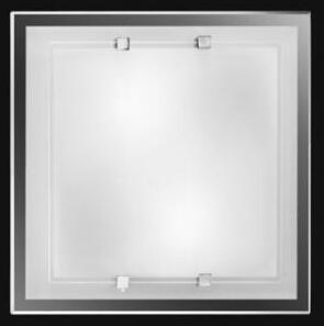Plafoniera vetro bianco FRAME 5742 B