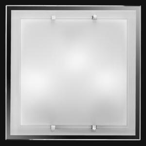 Plafoniera in vetro frame 5744 b bianco