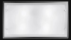 Plafoniera in vetro frame 5747 b bianco