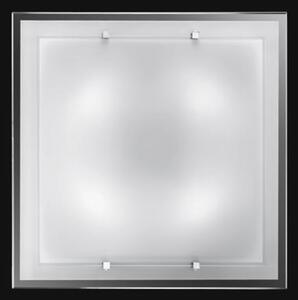 Plafoniera in vetro frame 5746 b bianco