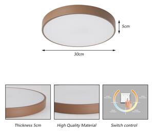Brilagi - Plafoniera LED POOL LED/36W/230V 3000/4000/6000K 30 cm marrone