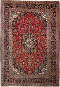 Tappeto Ardakan Persia Medaglione Rosso Blu 245x355 Cm