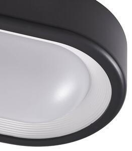 Lindby - Niniel Oval LED Plafoniera da Esterno Black/White Lindby
