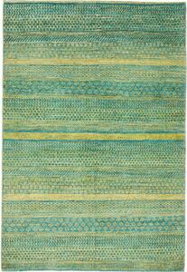 Tappeto Royal Gabbeh Pakistan Astratto Acqua Giallo Ocra 80x121 Cm