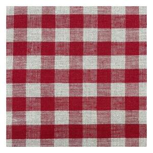 Federa di lino 50x50 cm Red Gingham - Linen Tales