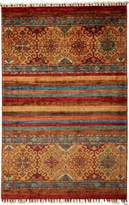 Tappeto Samarkand Pakistan Astratto Marrone Ocra 79x130 Cm