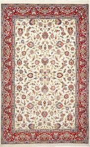 Tappeto Ilaam Persia Floreale Crema Rosso 133x213 Cm