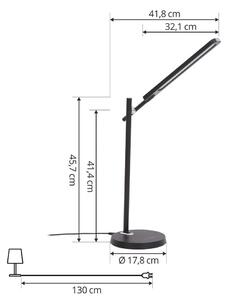 Lindby - Valtorin LED Lampada da Tavolo Black