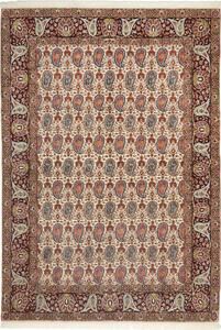 Tappeto Ilaam Persia Floreale Beige Rosso 150x218 Cm