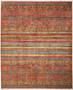 Tappeto Samarkand Pakistan Geometrico Rosso Blu 249x304 Cm