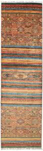 Tappeto Samarkand Pakistan Geometrico Multicolore Terra 79x293 Cm