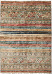 Tappeto Rubin Pakistan Astratto Marrone Rosso 168x232 Cm