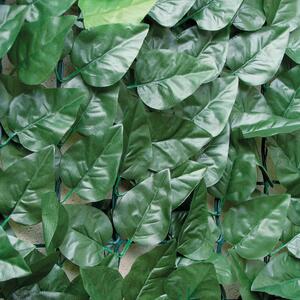 Parete verde artificiale Lauro in poliestere, verde H 1.5 m x L 3 m