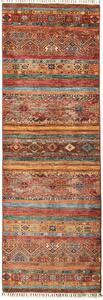 Tappeto Samarkand Pakistan Astratto Multicolore Terra 82x242 Cm