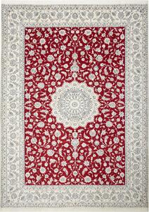 Tappeto Nain 9la Persia Medaglione Rosso Crema 250x340 Cm