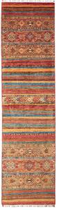 Tappeto Samarkand Pakistan Geometrico Terracotta Blu 79x308 Cm