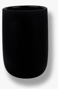 Tazza in ceramica nera per spazzolini da denti Lotus - Mette Ditmer Denmark
