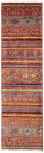 Tappeto Samarkand Pakistan Geometrico Multicolore Etnico 81x292 Cm