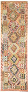 Tappeto Kilim Afghanistan Geometrico Terracotta Multicolore 88x288 Cm