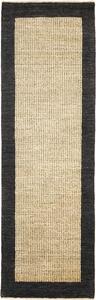 Tappeto Shayan Pakistan Geometrico Beige Antracite 73x300 Cm