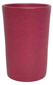 Portavaso Noemi in ceramica colore rosso ciliegia H 19 cm, Ø 13 cm