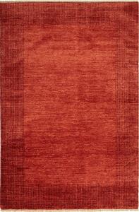 Tappeto Shayan Pakistan Astratto Rosso Terracotta Vibrante 174x238 Cm