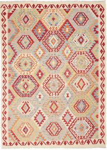 Tappeto Kilim Afghanistan Geometrico Multicolore Vivace 173x235 Cm