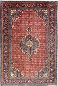 Tappeto Ardabil Persia Medaglione Rosso Blu 200x303 Cm