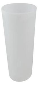 Vaso da giardino geco bianco 1xe27 ip65 28x60cm cavo 250cm