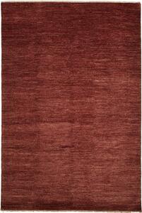 Tappeto Shayan Pakistan Tinta Unita Rosso Mattone 201x302 Cm