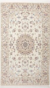 Tappeto Nain 9la Persia Medaglione Crema Blu 125x210 Cm