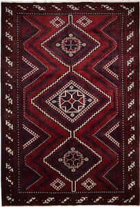Tappeto Lori Persia Astratto Rosso Blu 224x328 Cm