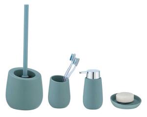 Set di accessori da bagno azzurro in ceramica Badi - Wenko