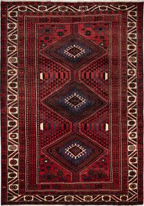 Tappeto Lori Persia Tribale Rosso Blu 222x320 Cm