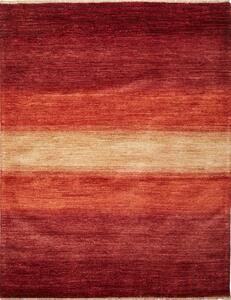 Tappeto Shayan Pakistan Astratto Rosso Beige Sfumato 158x203 Cm
