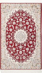 Tappeto Nain 9la Persia Medaglione Rosso Crema 100x160 Cm