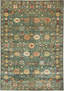 Tappeto Zigler Fine Pakistan Floreale Verde Salvia Policromo 168x239 Cm