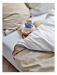 Biancheria da letto singola in cotone organico beige 140x200 cm Frame - Södahl