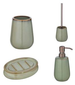 Set di accessori da bagno verde in ceramica Sermione - Wenko