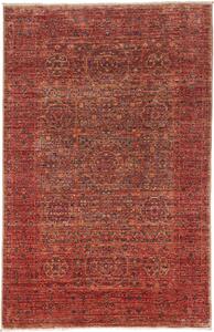 Tappeto Mamlouk Pakistan Astratto Rosso Mattone Blu 98x151 Cm