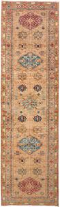 Tappeto Kazak Fine Pakistan Astratto Beige Rosso 83x296 Cm